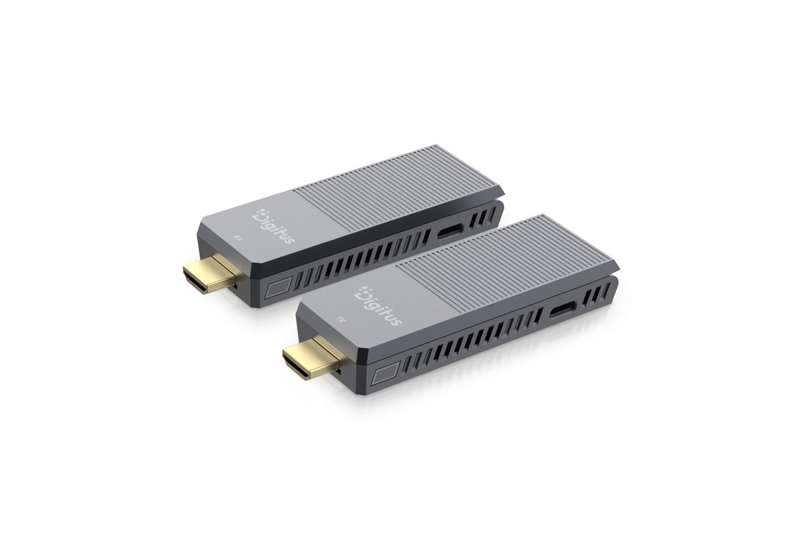 DIGITUS 4K trådløst HDMI extender-sæt - 150 m, 60 Hz