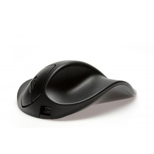 BakkerElkhuizen HandShoeMouse - Extra Small ergonomisk højrehånds mus, sort