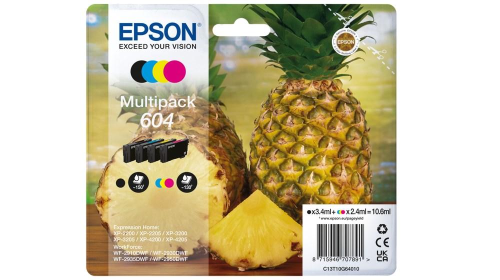 Epson 604 blækpatroner - Standard - Multipack (4 stk)
