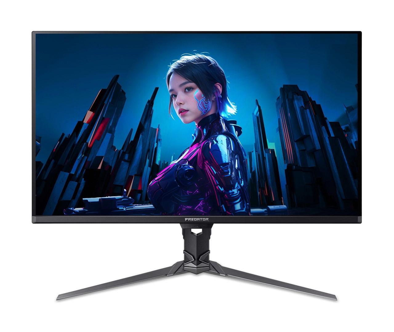 Acer Predator X32 X5 - 31,5" 4K QD‑OLED gaming-skærm, 240 Hz, Touch, sort