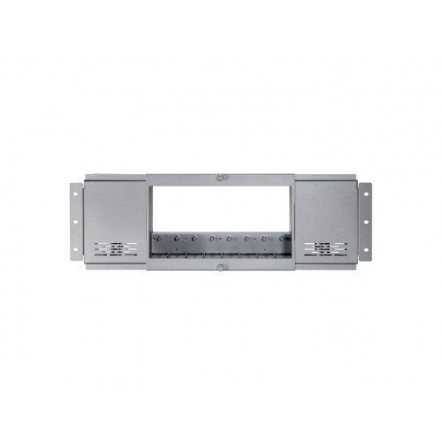 LevelOne 8-slot mediekonverter‑chassis, 19" 4U