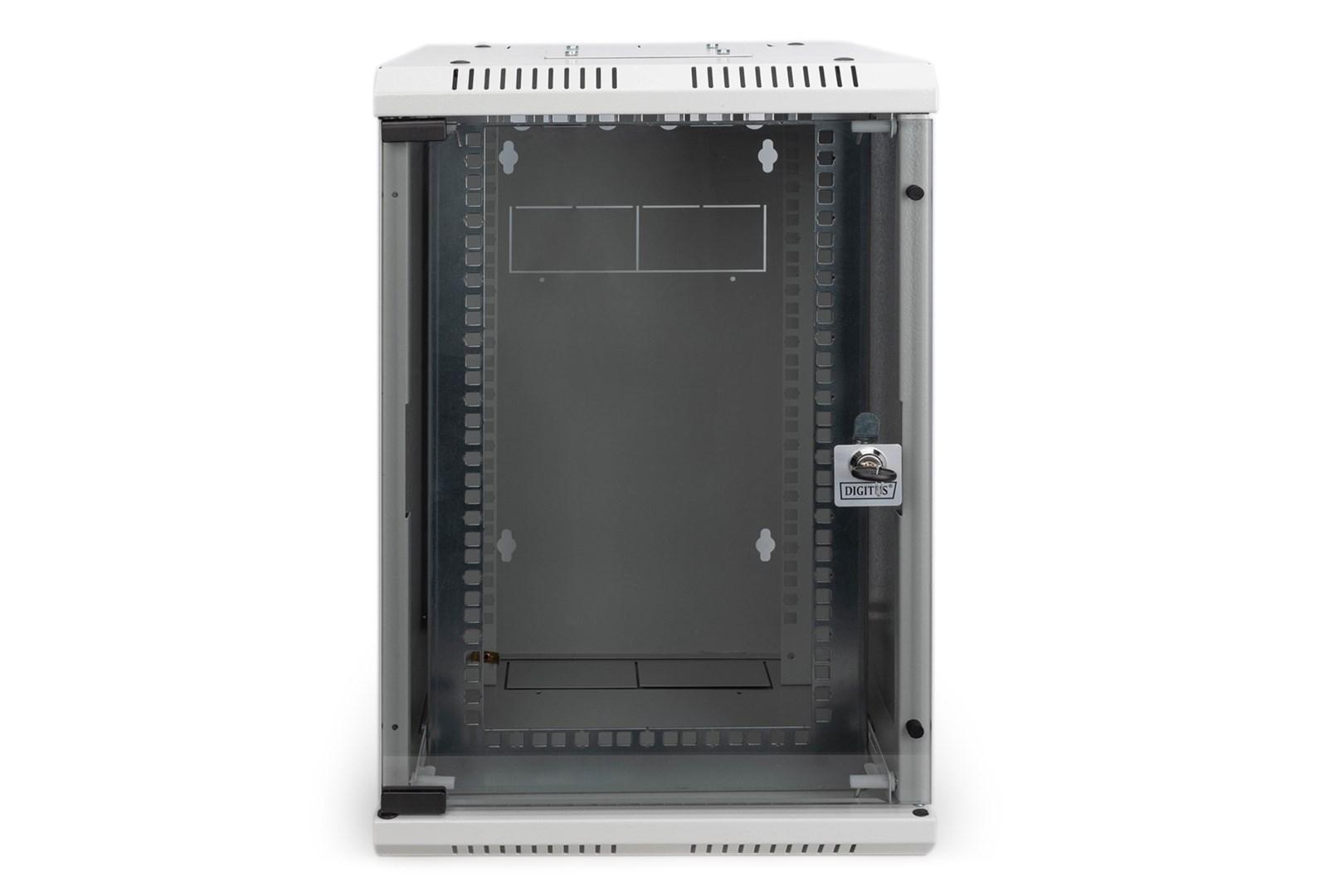 DIGITUS DN-1019 kombi vægskab - 10"/19" netværksskabe