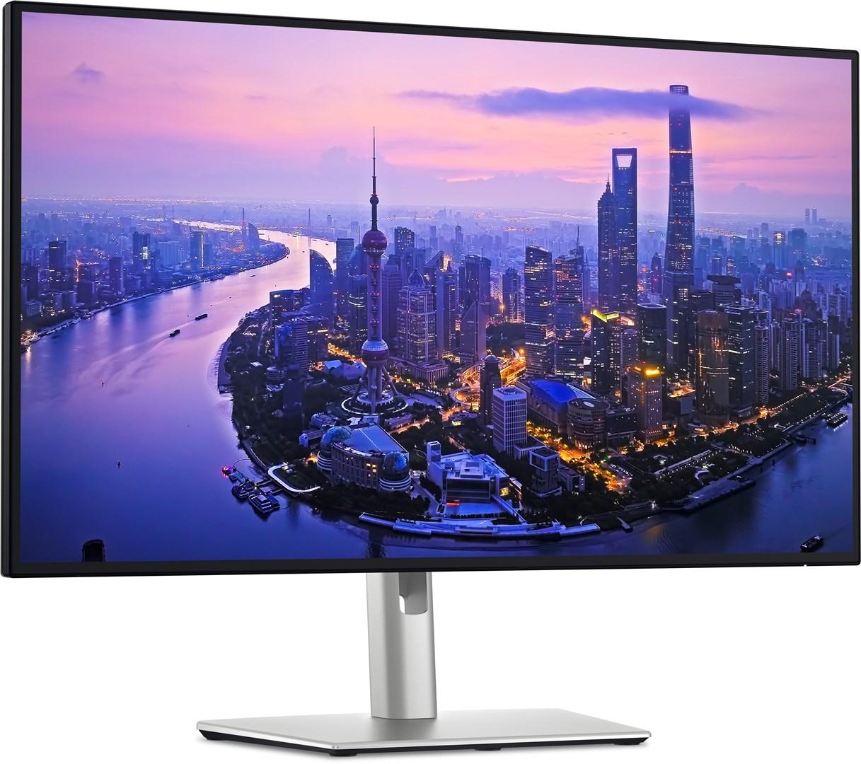 Dell UltraSharp U2725QE 27" 4K UHD IPS skærm - Sort/Sølv