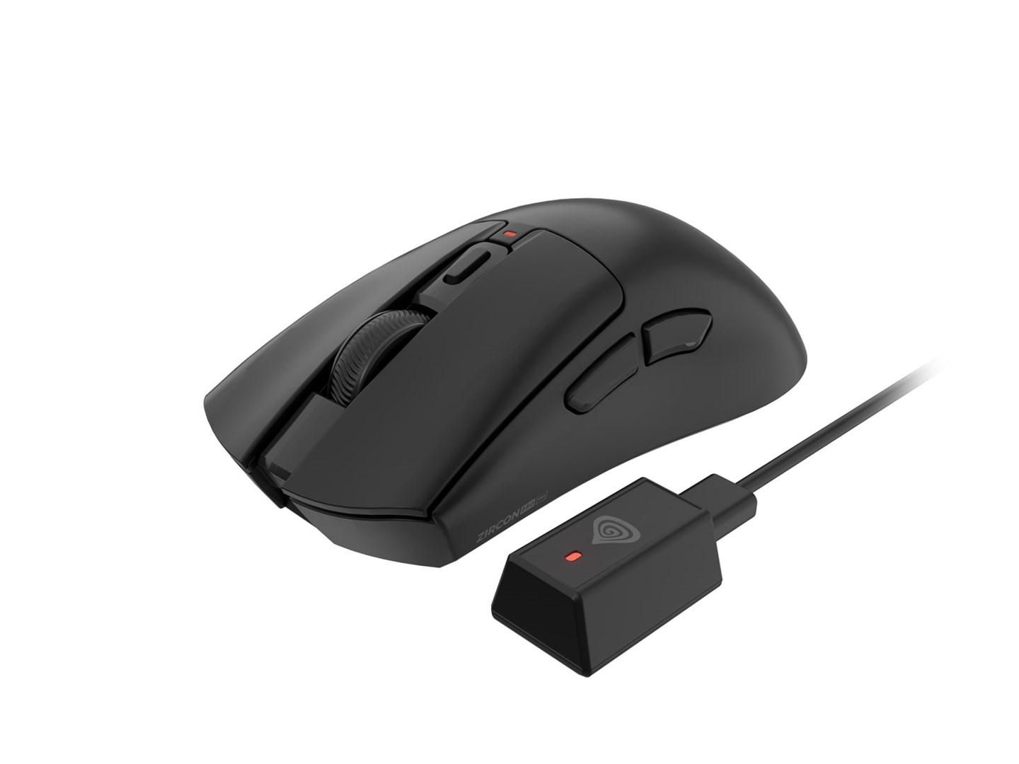 Genesis Zircon 880 Pro 8K trådløs gamingmus - sort, 30.000 DPI