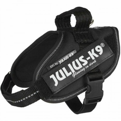 Julius K9 IDC hundesele - sort nylon