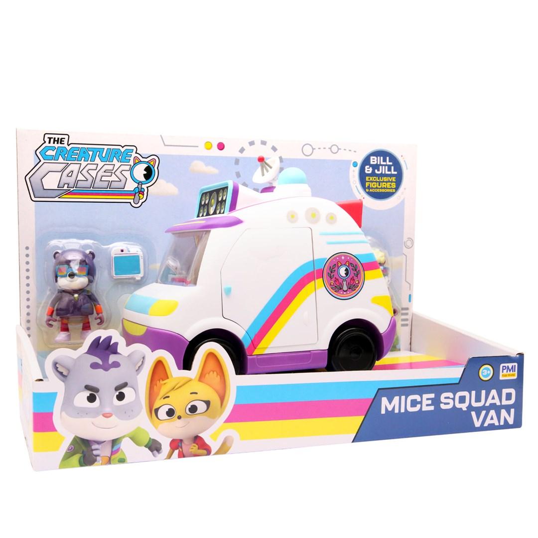 P.M.I. Kids World The Creature Cases S1 - Mice Squad Van legebil med figur