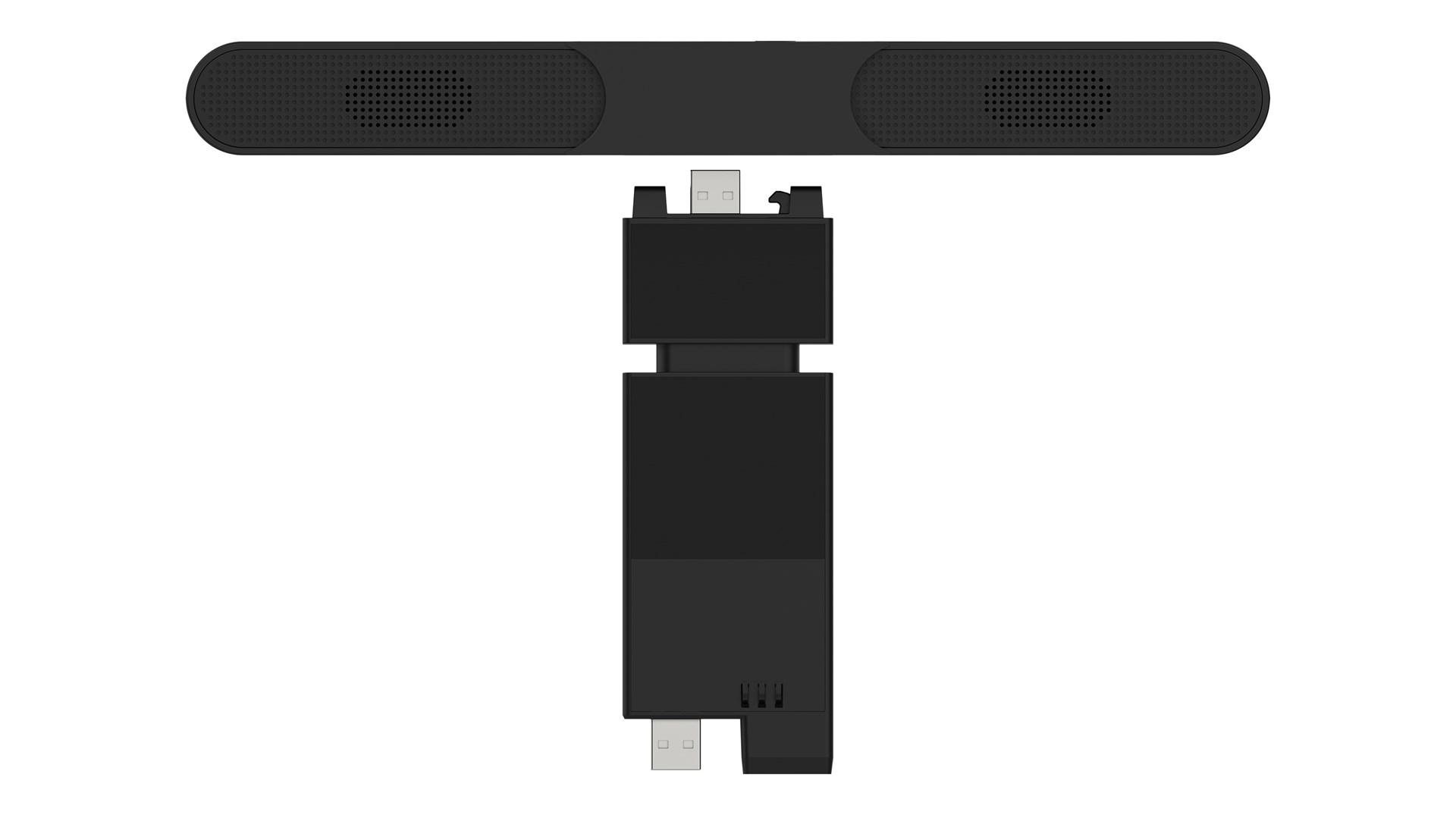 Lenovo ThinkVision MS30 soundbar - 2,0 kanaler, 4 W - Sort
