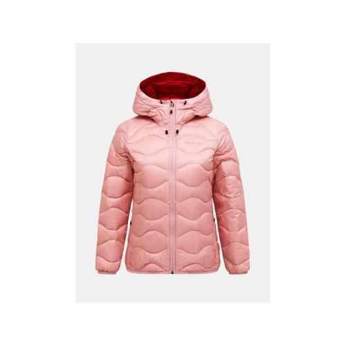 Peak Performance W Helium Down Hood Jacket - dunjakke til damer, lyserød - S