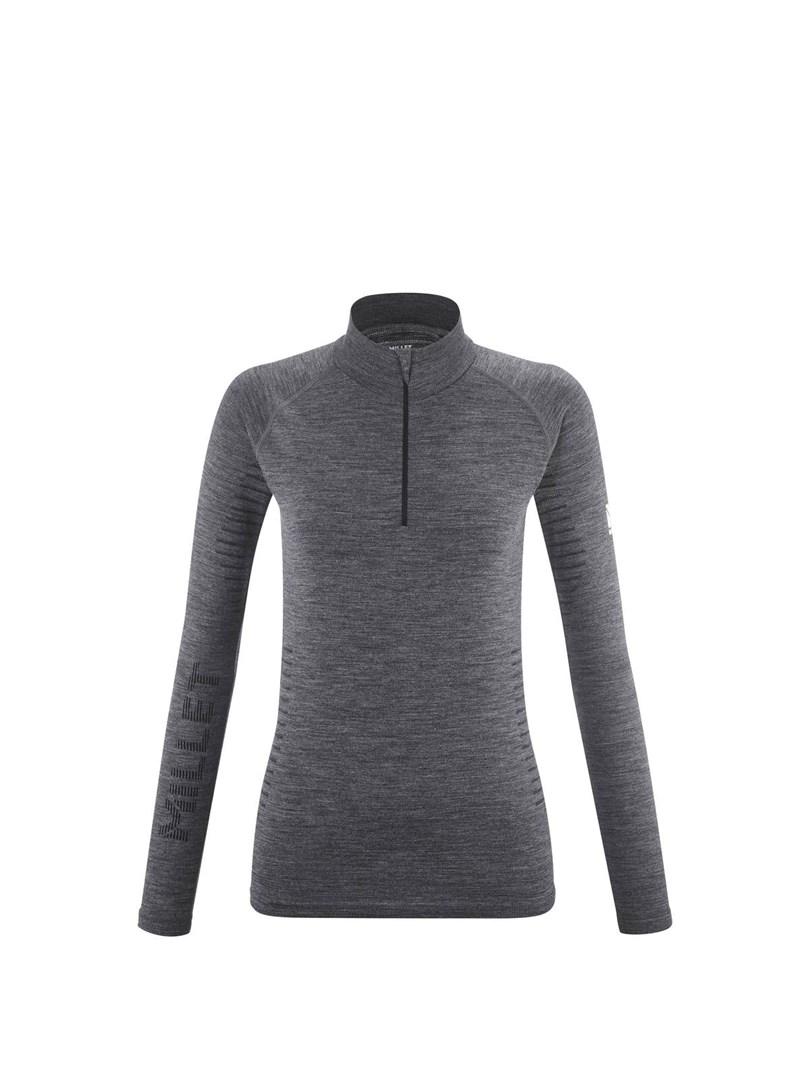 Millet W Drynamic Warm zip-trøje - grafit, L/XL