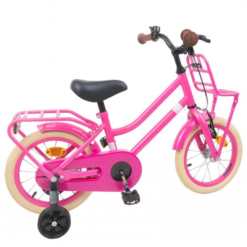 Børnecykel 12 tommer til 2-4 år gamle Mørk pink