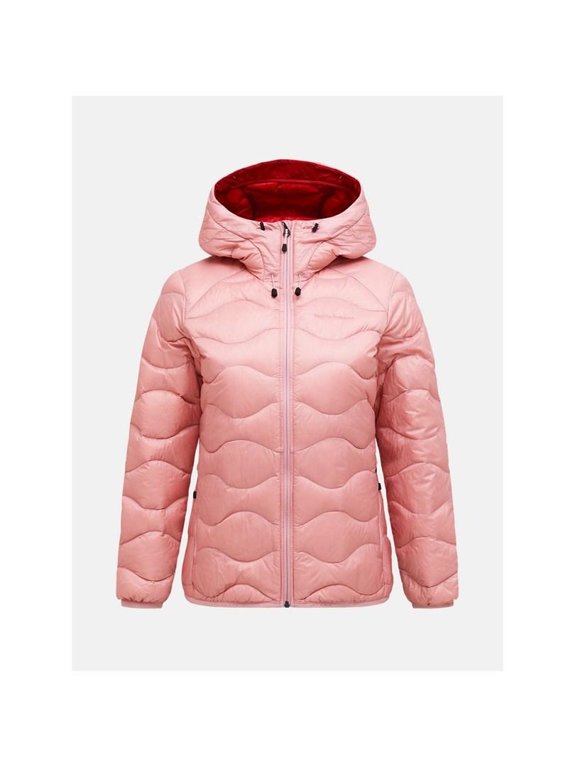Peak Performance W Helium Down Hood Jacket - dame dunjakke, rosa, M