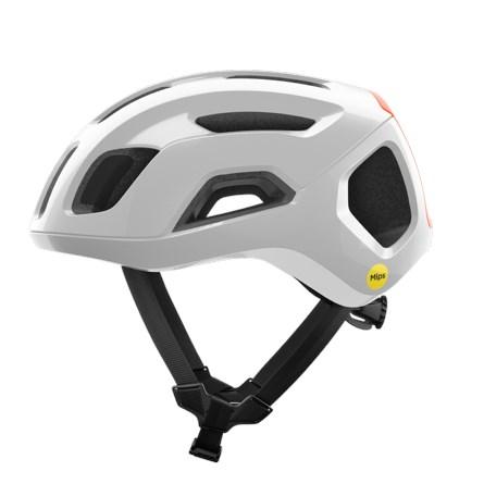 POC Ventral Air Mips cykelhjelm - hvid/orange, 54-59 cm
