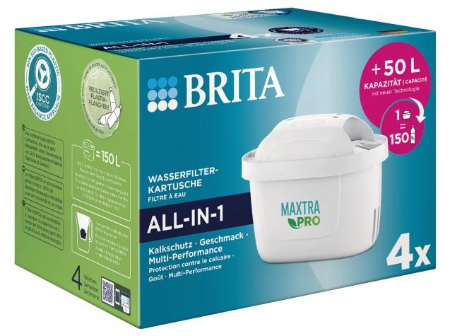 BRITA MAXTRA Pro All-in-1 vandfilterpatron - 4 stk.
