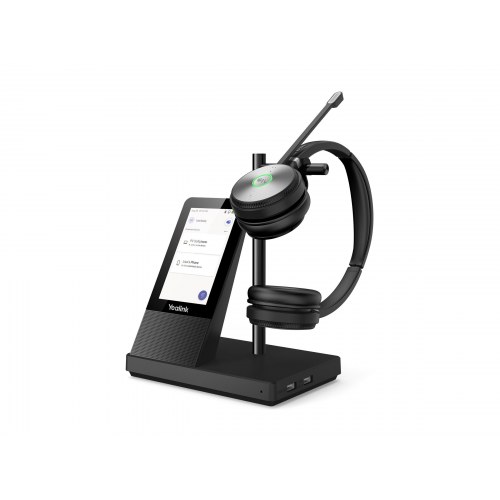 Yealink WH66 Dual X trådløst DECT-headset til Microsoft Teams - Sort