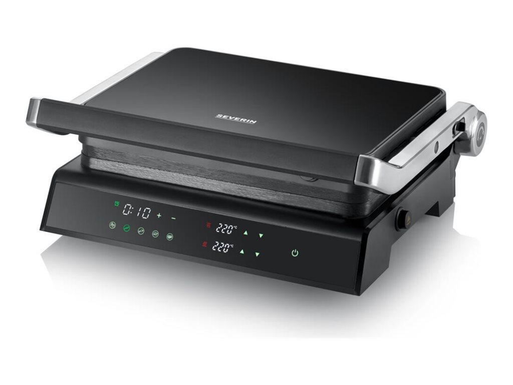 Severin KG 2399 elektrisk panini- og kontaktgrill - sort