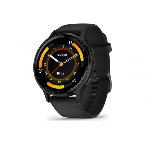 Garmin Venu 3 45 mm - sort smartwatch med AMOLED