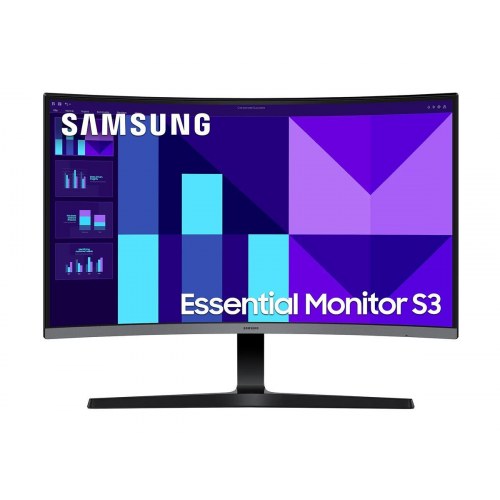 Samsung Essential Monitor S3 27" kurvet VA Full HD 100 Hz