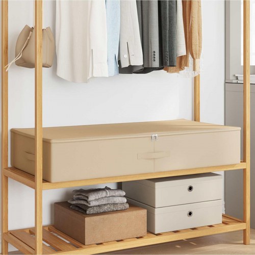 Opbevaringskasse 6 stk Cremefarvet 100 x 50 x 18 cm