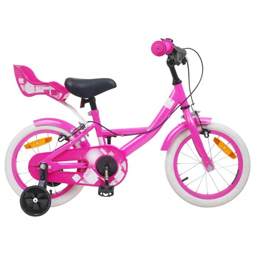 Børnecykel 14 tommer anbefalet til 3-5 år gammel Lyserød