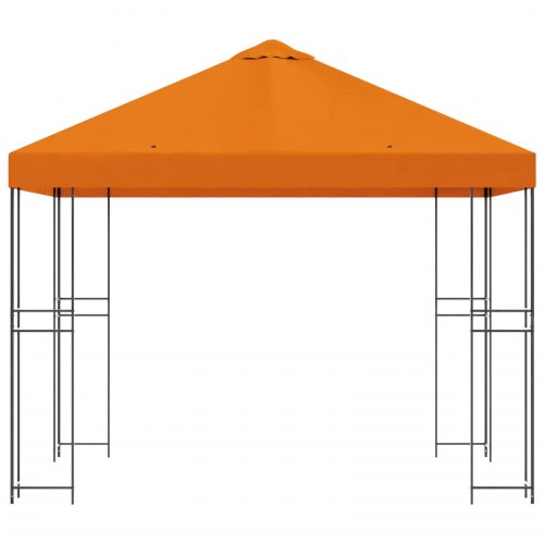 Pavillon 3 x 3 m Orange Polyester og Stål 190 gsm