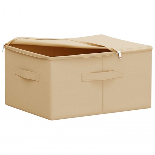 Opbevaringskasse 6 stk Cremefarvet 50 x 30 x 25 cm