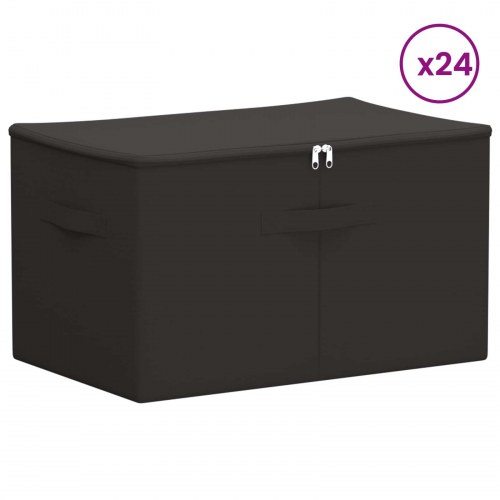 Opbevaringskasse 24 stk Antracit 60 x 43 x 35 cm
