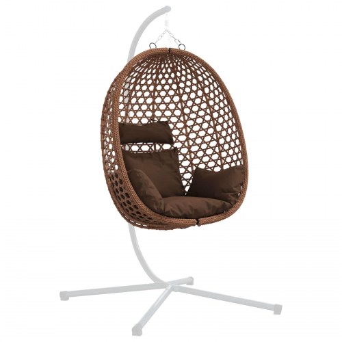 Hængestol uden stativ Brun 92 x 57,5 x 110 cm polyrattan