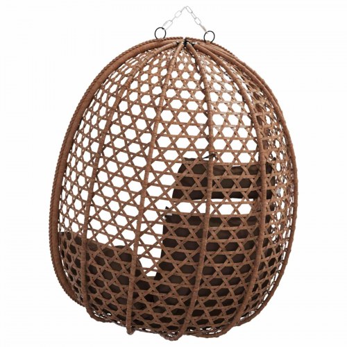 Hængestol uden stativ Brun 92 x 57,5 x 110 cm polyrattan