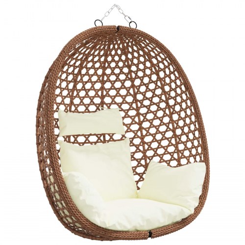 Hængestol uden stativ polyrattan 92 x 57,5 x 110 cm
