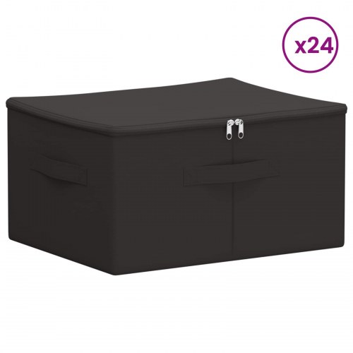 Opbevaringskasse 24 stk Antracit 43 x 34 x 23 cm