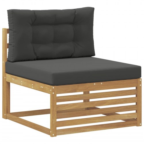 7 Stk Udendørs sofagruppe Polyester Hvid