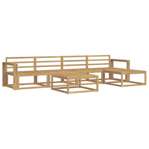 Udendørs sofagruppe 6 stk Hvid 79 x 79 x 37 cm