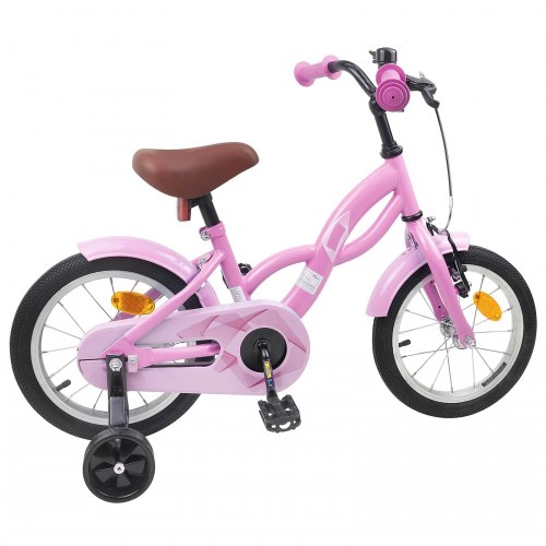 Børnecykel 16 tommer til 4-6 år gamle Lys pink