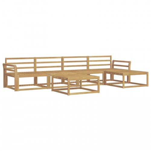 Udendørs sofagruppe 6 stk Hvid 79 x 79 x 37 cm
