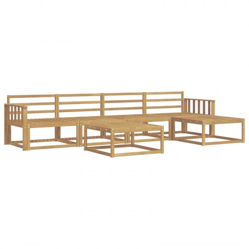 Udendørs sofagruppe 6 stk Hvid 79 x 79 x 37 cm