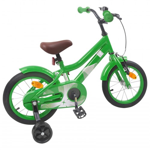 Børnecykel 12 tommer til 2-4 år gamle Grøn