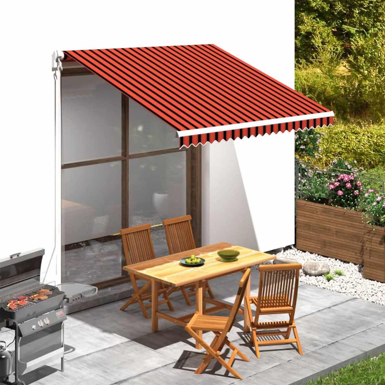 Reservedug til markise Orange og Brun 300 x 250 cm Polyester