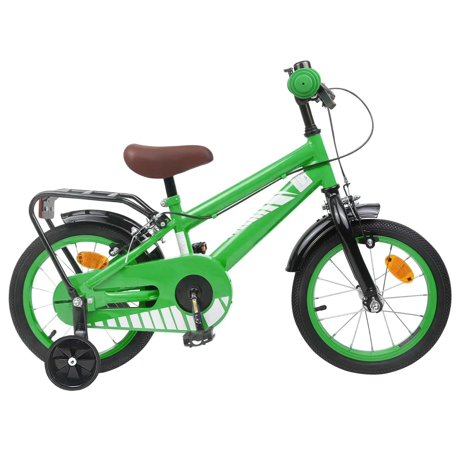 Børnecykel 12 tommer til 2-4 år gamle Grøn