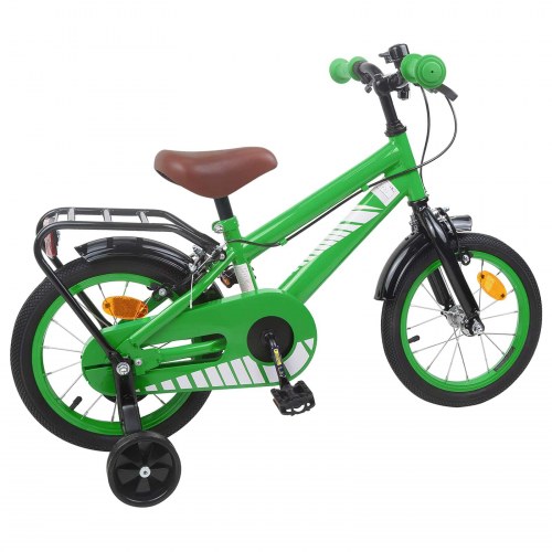 Børnecykel 12 tommer til 2-4 år gamle Grøn