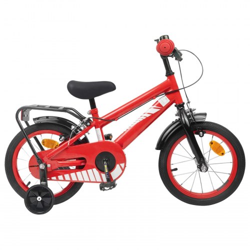 Børnecykel 12 tommer til 2-4 år gamle Rød