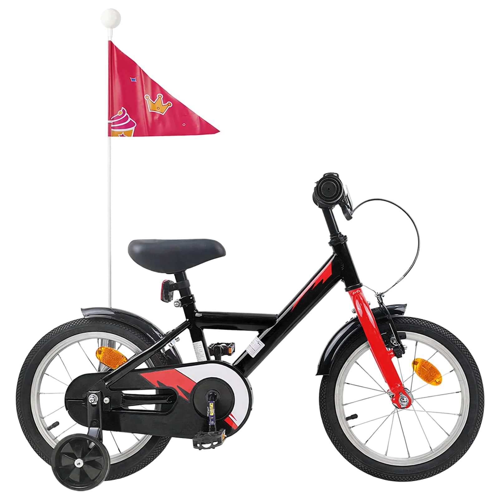 Børnecykel 16 tommer til 4-6 år gamle Sort