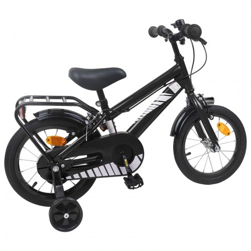 Børnecykel 12 tommer til 2-4 år gamle Sort