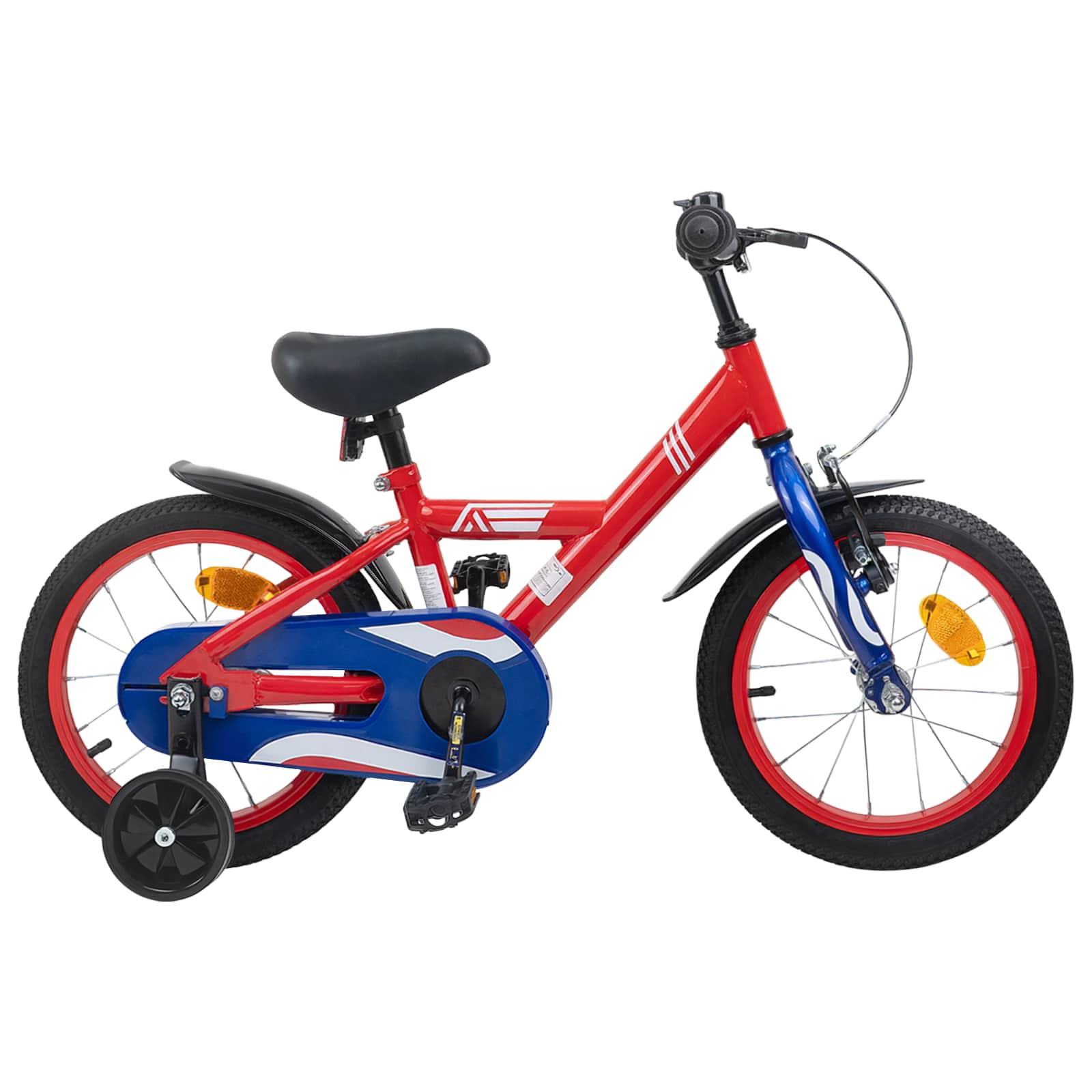 Børnecykel 14 tommer anbefalet til 3-5 år gammel Rød