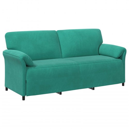 3-personers sofa Turkis 198 x 83 x 95 cm Fløjl