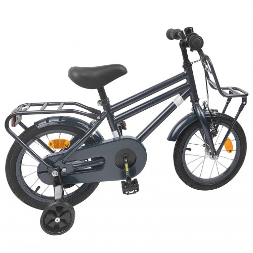 Børnecykel 12 tommer til 2-4 år gamle Mørkegrå