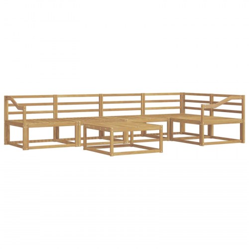 Udendørs sofagruppe 6 stk Hvid 79 x 79 x 37 cm