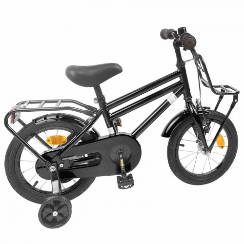 Børnecykel 12 tommer til 2-4 år gamle Sort