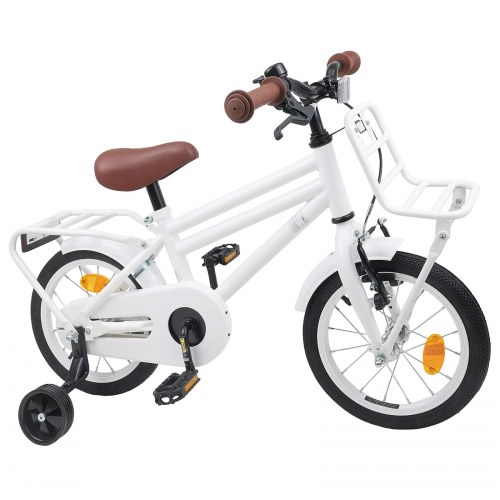 Børnecykel 12 tommer til 2-4 år gamle Hvid