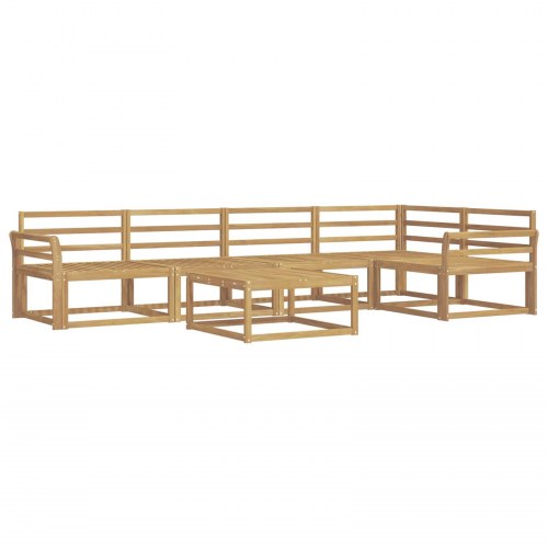 Udendørs sofagruppe 6 stk Hvid 79 x 79 x 37 cm