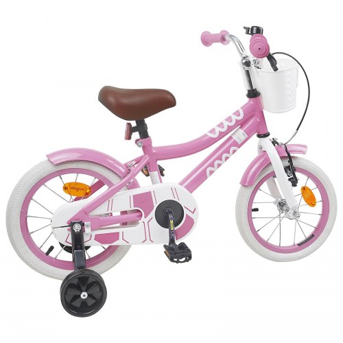 Børnecykel 14 tommer anbefalet til 3-5 år gammel Lys pink